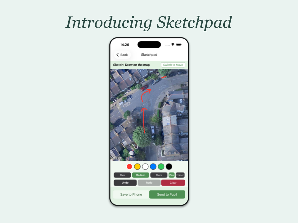 GoRoadie Pro Sketchpad